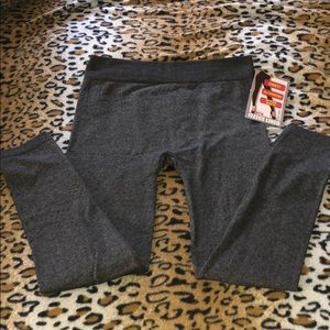 Gray fleece lined leggings